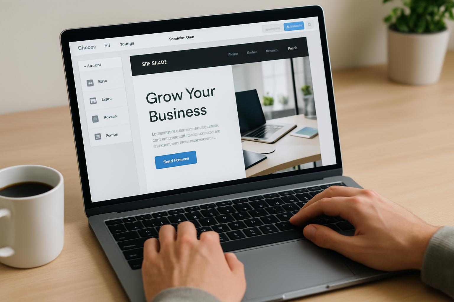 website builder, create website online, business website platform, CMS for business